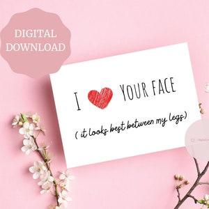 Freche Jubiläumskarte, lustige Jubiläumskarte für ihn, Paar, Jahrestag, Valentinstagskarte, druckbare Karte, digitaler Download