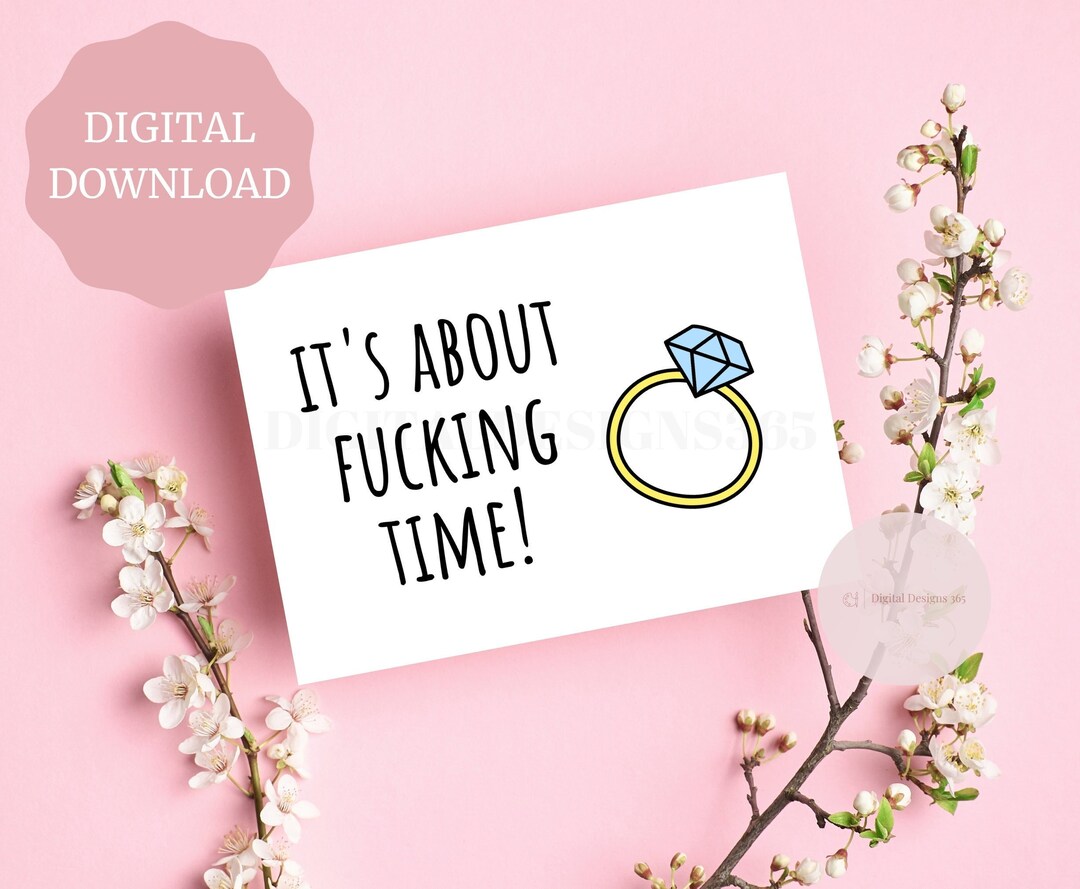 Funny Wedding Card, Bridal Shower, Engagement Card, Wedding ...