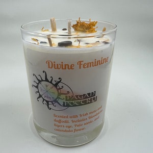 INTENTION CANDLE-Divine Feminine (Irish Moss& Daffodil)