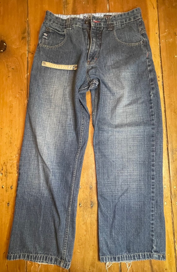 Vintage PACO Wide Leg Jeans 90s Y2K Denim - Size … - image 3