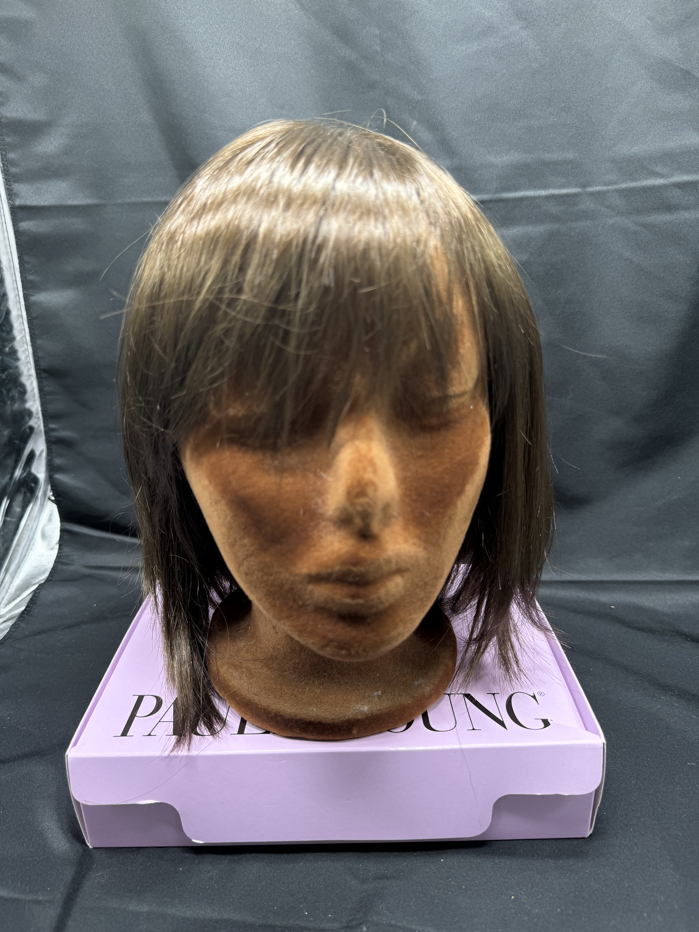 その他 Make-up girl & wig lady Olivia - Malaysian Human Hair Straight Wig With Bangs- LFW018