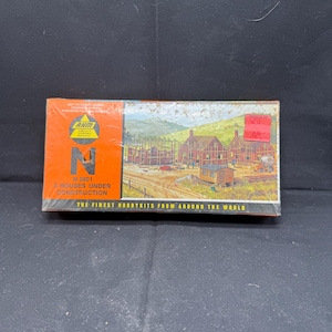 Vintage AHM 5801:198 N Minikits Three Houses Under Construction Building Kit Sealed