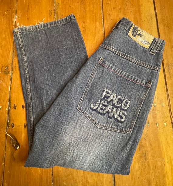 Vintage PACO Wide Leg Jeans 90s Y2K Denim - Size … - image 1