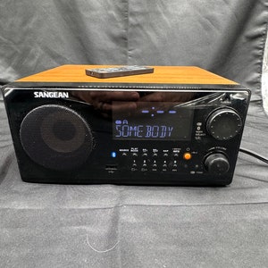 Sangean WR-22 AM FM Rds Bluetooth Usb Table-Top Digital Tuning Receiver