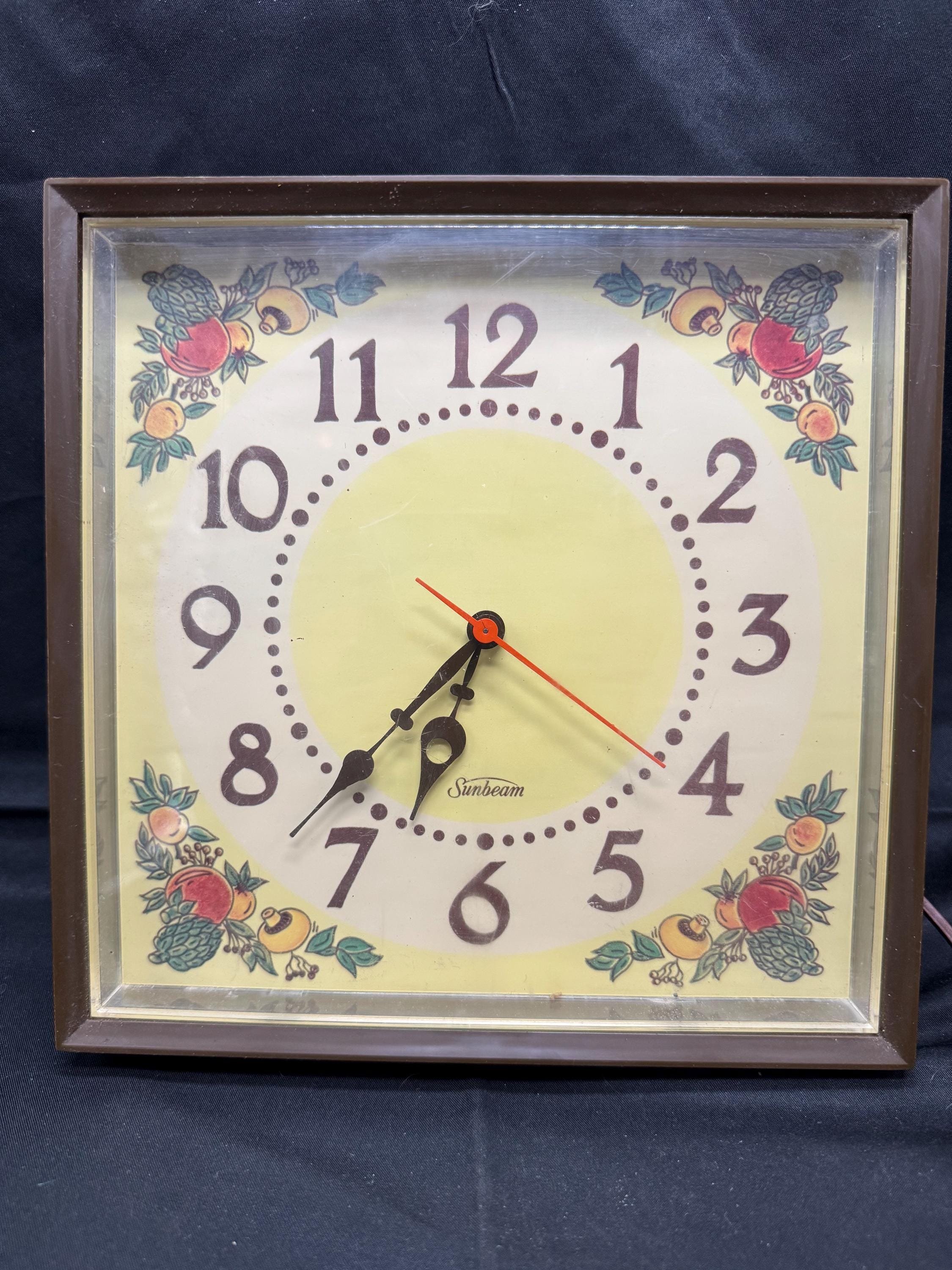 70s Wall Clock - Etsy