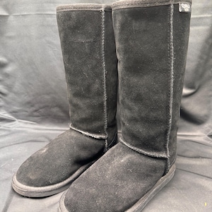 Vintage EMU Australia Stinger Hi zwarte dameslaars maat 5