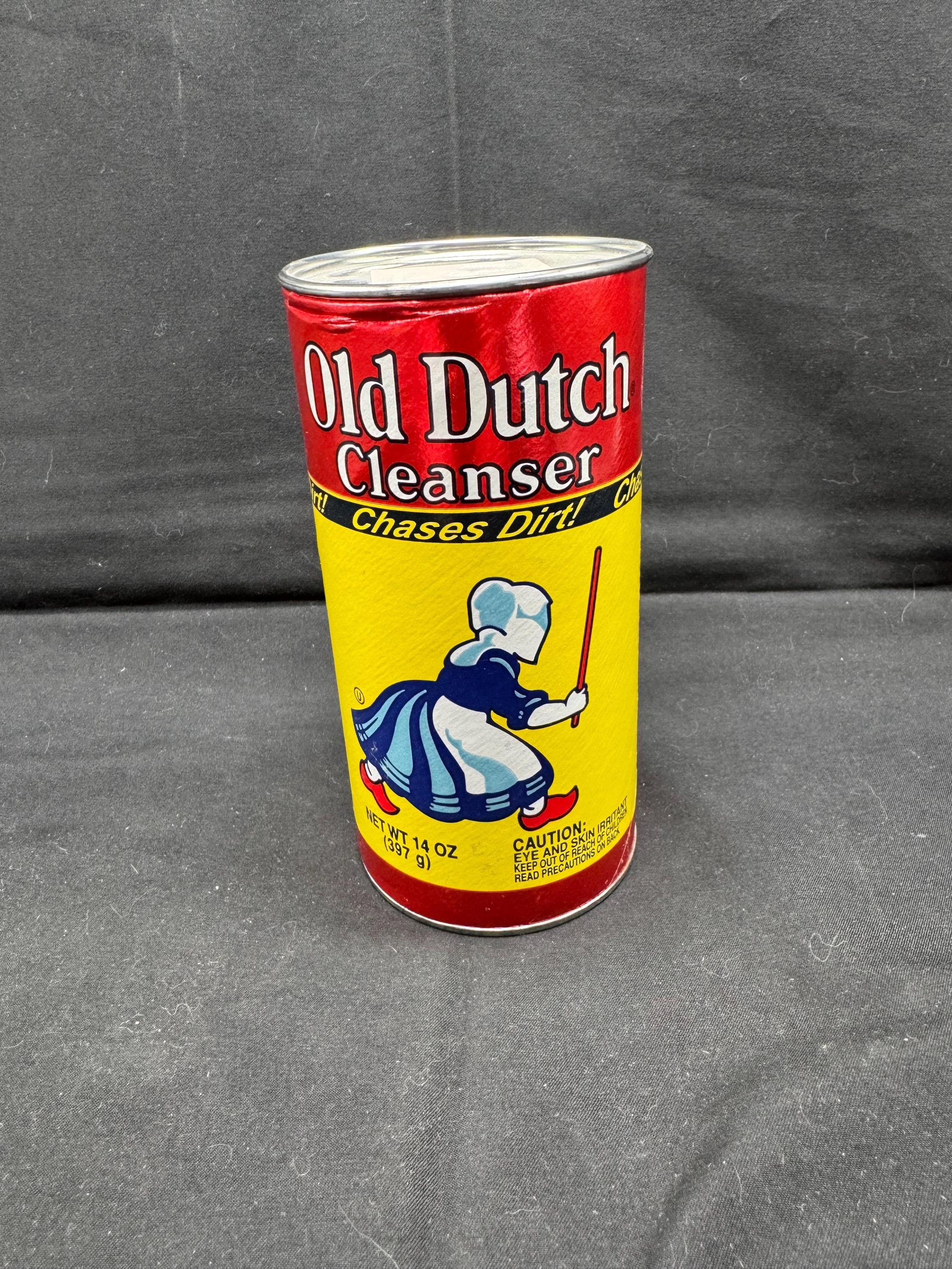 Vintage Old Dutch Powdered Cleanser 14 Oz. Unopened Can Made USA