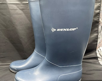 Dunlop Ladies Blue Wellies Dunlop Blizzard Mens/Womens Winter