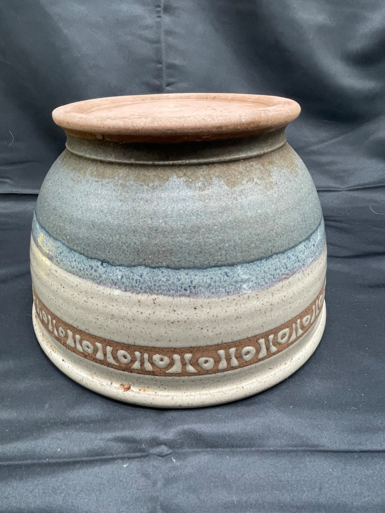 Jon Graham Studio Art Pottery Bowl 9 X 5.5 Dayton, Ohio 1989 NICE ONE