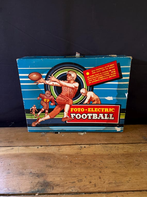 Vintage Cadaco 1950's Foto Electric Football Game Complete and