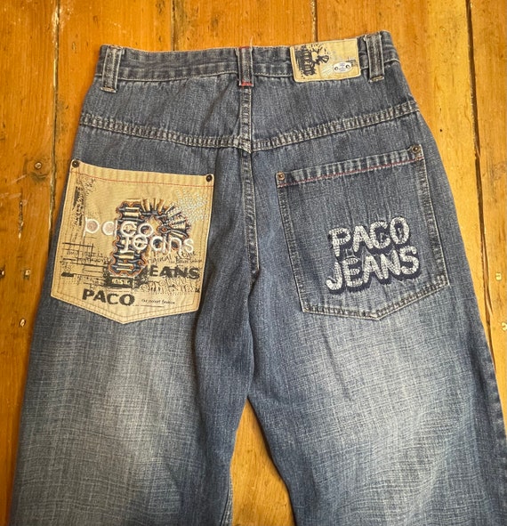 Vintage PACO Wide Leg Jeans 90s Y2K Denim - Size … - image 4
