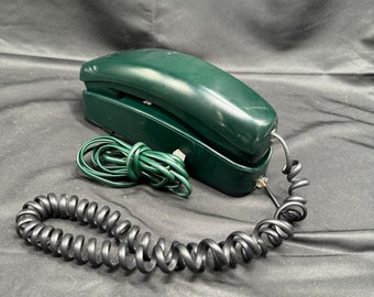 Téléphone filaire Conair vintage vert chasseur