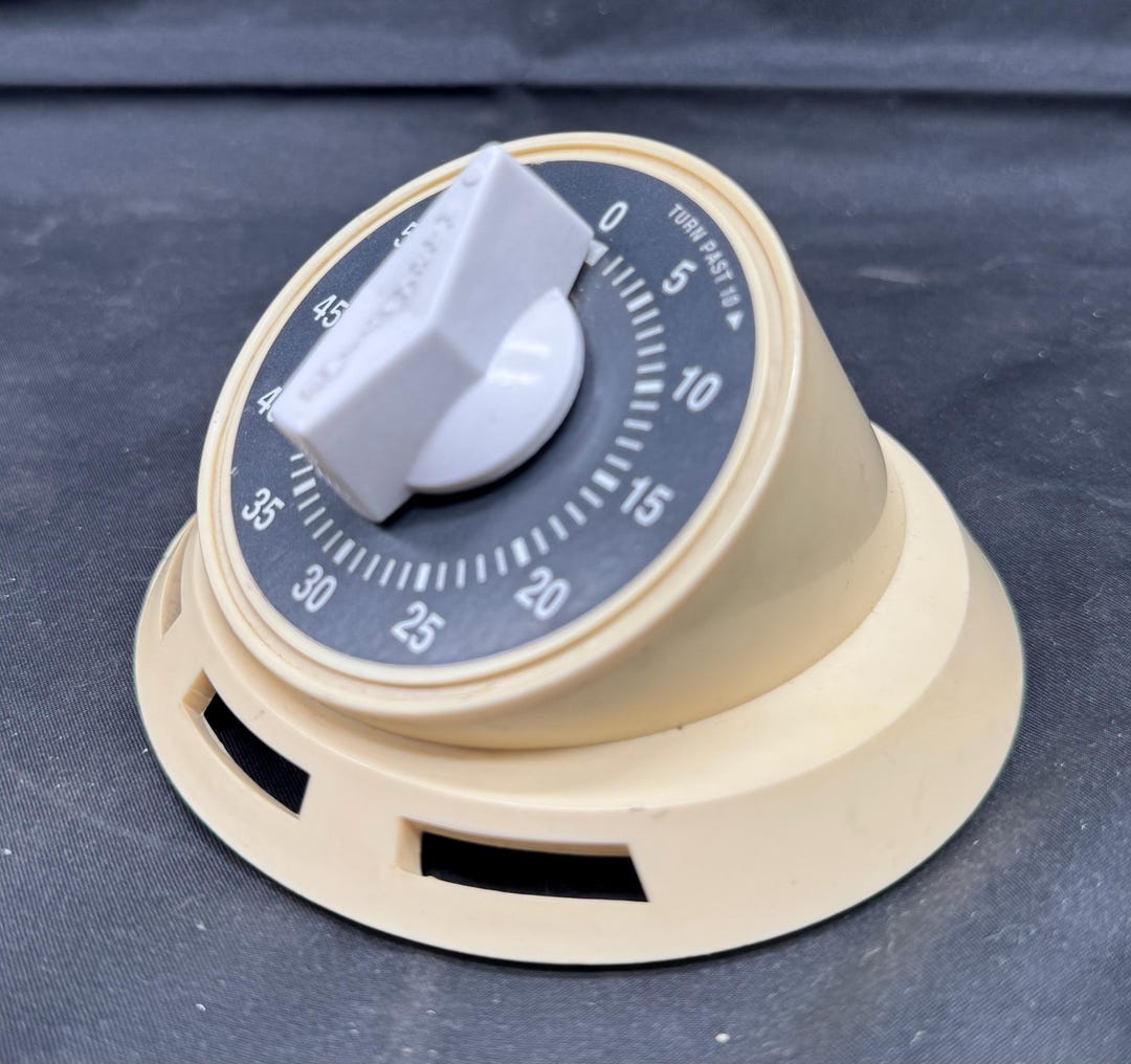 Vintage Kitchen Timer Mark Time 1970s - Etsy