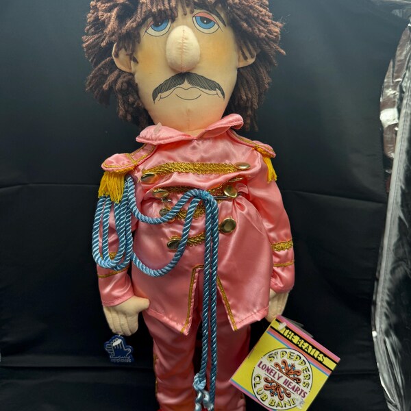 The Beatles 1988 Ringo Starr Applause Plush Doll SGT Peppers Costume 22"