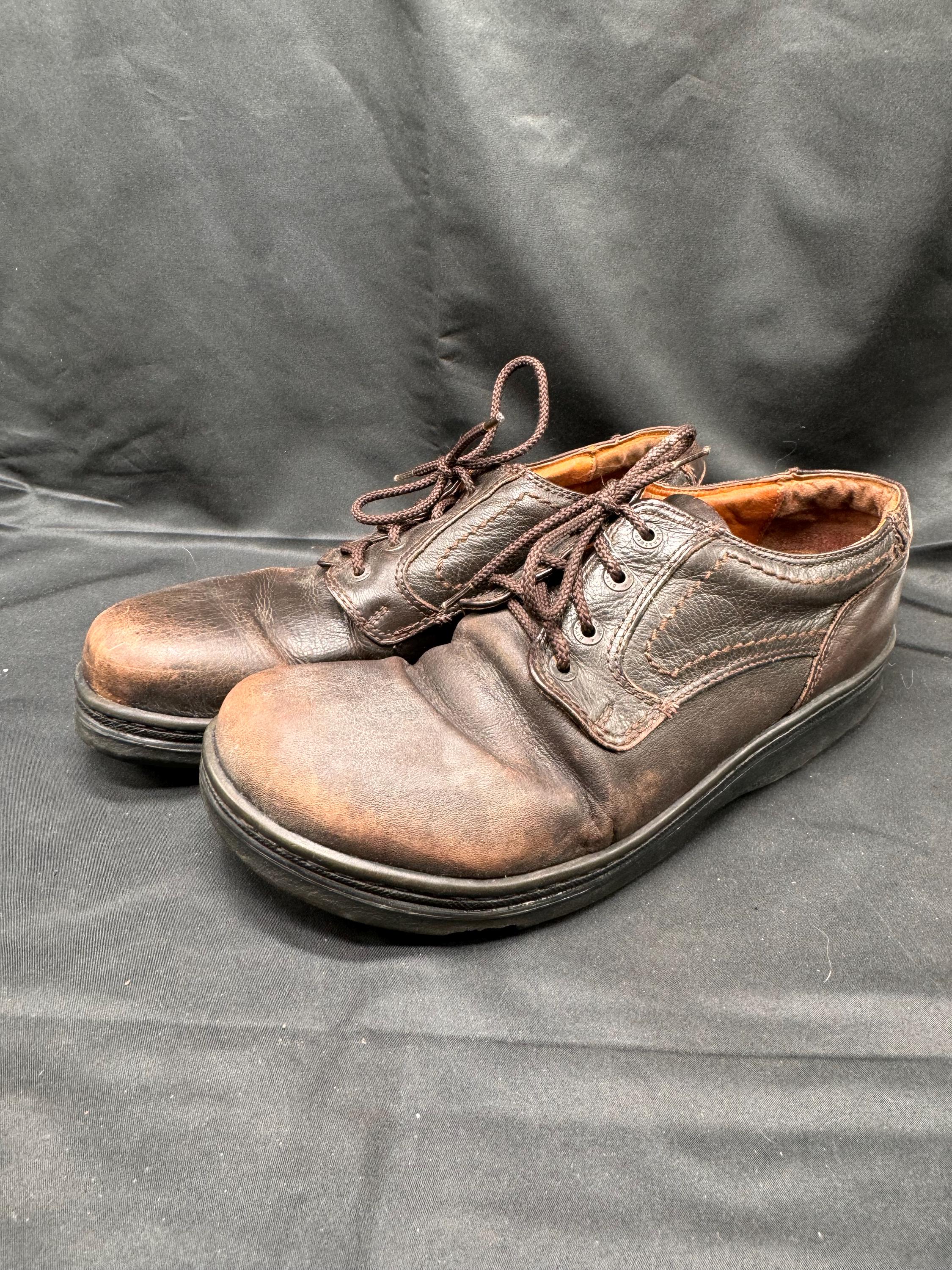 バーバリー　90s ヴィンテージ　セミブローグ・オックスフォードシューズ　25㎝ Vintage BIRKENSTOCK Men's Derby Style Oxford Lace up Shoe Size 12
