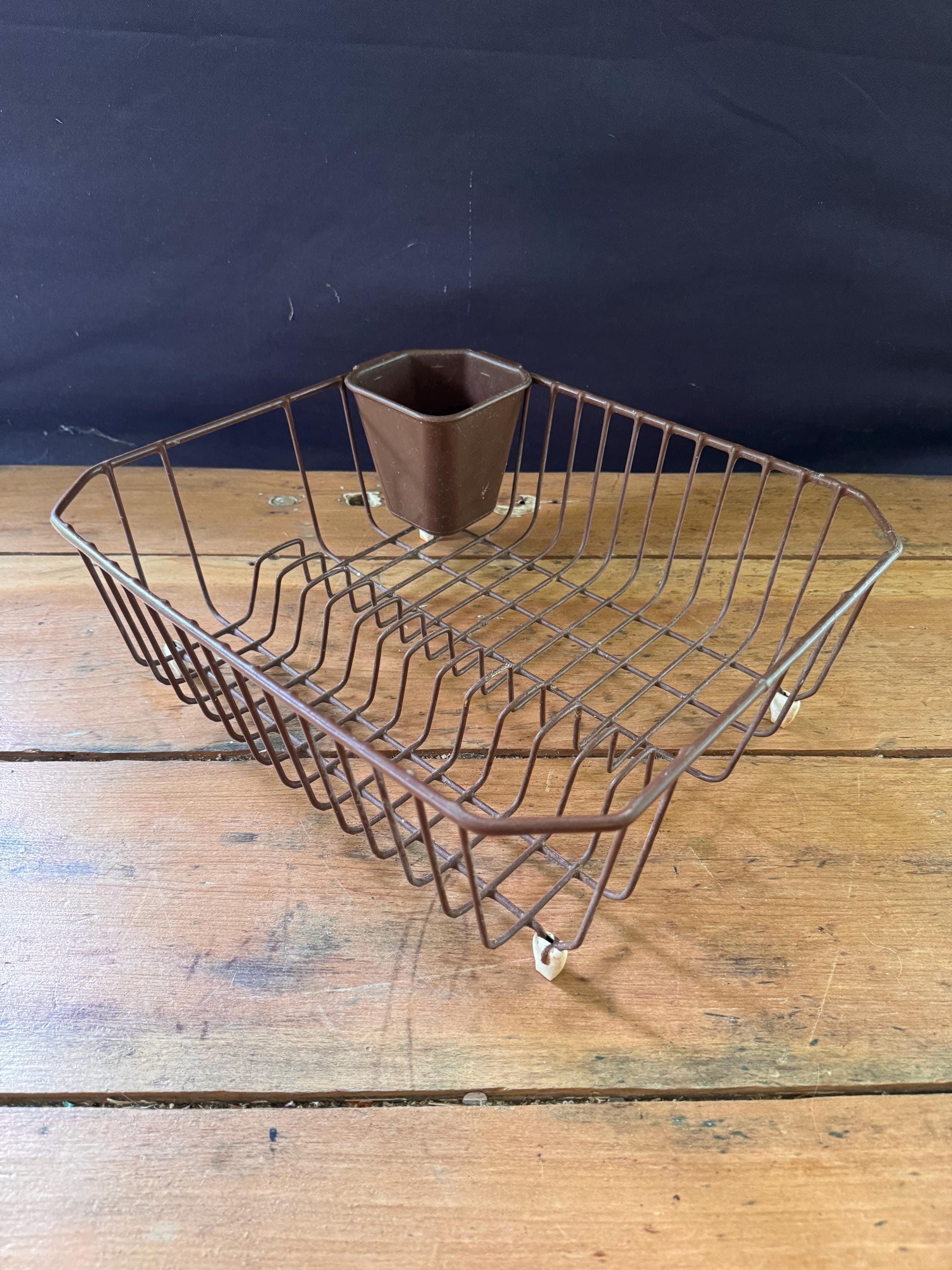 Vintage wire dish drainer rack - Etsy 日本