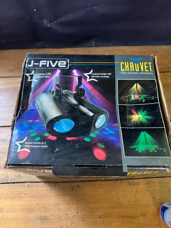 Vintage Chauvet DJ J-five Rotating DJ Moonflower Lighting Effect
