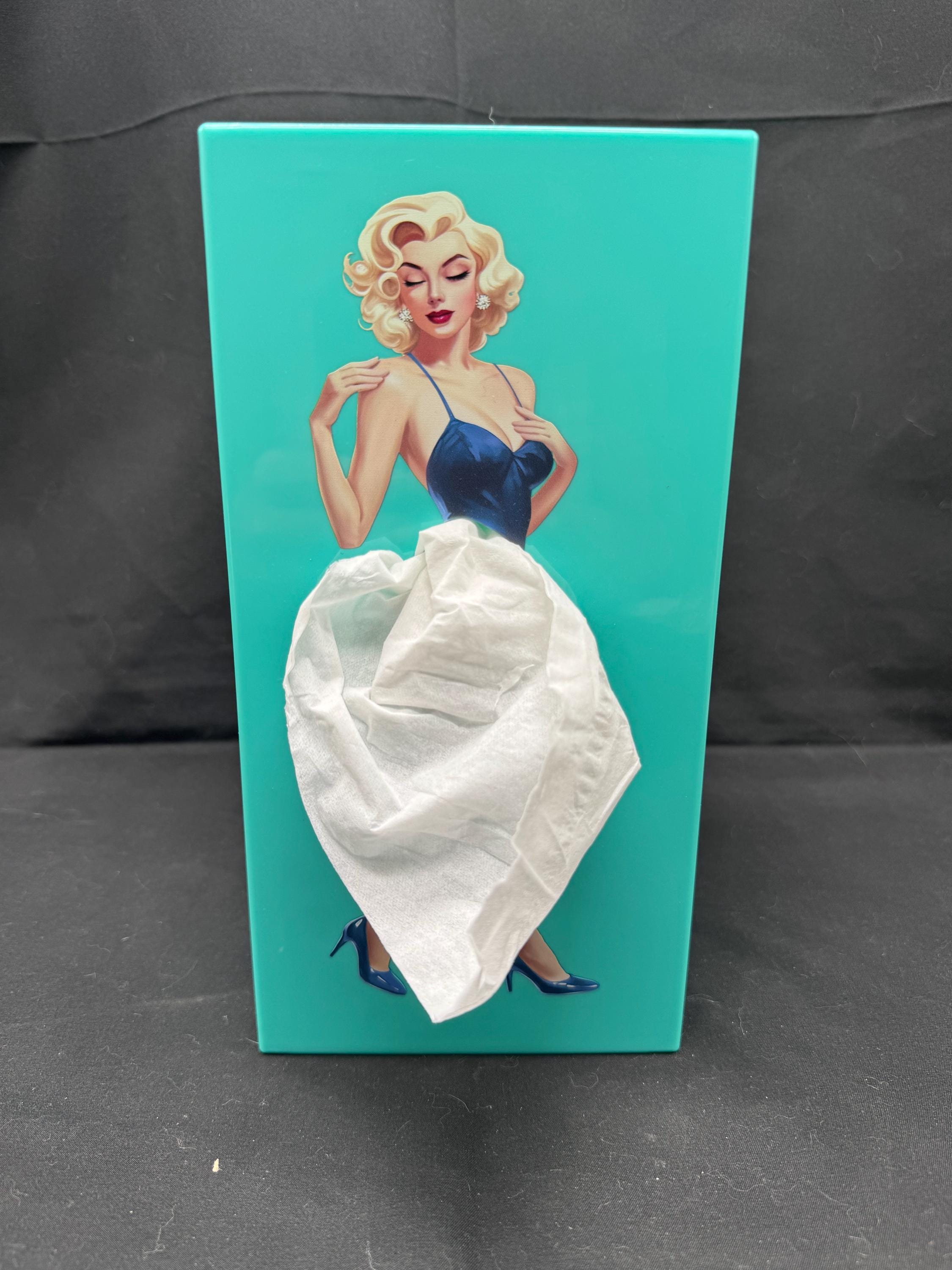 Tissue Box Cover Lady Skirt
