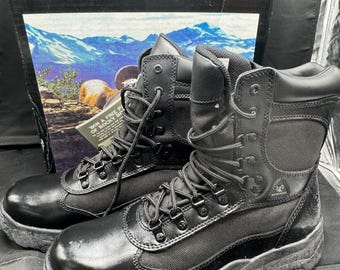 Rocky Fort Hood Military‎ Combat Boots Mens 12 M Waterproof Leather Black 2049 Rocky Fort Hood Waterproof Duty Boot Model 2049 - PcsOutdoors main image 3