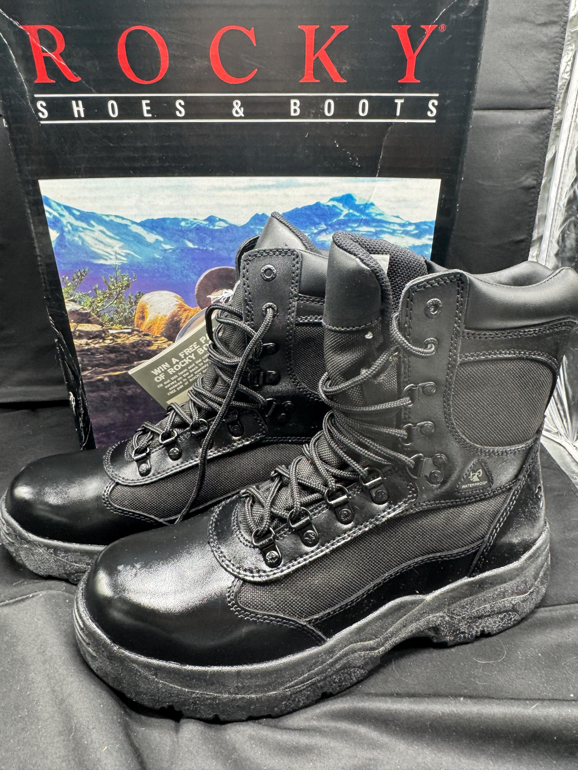 Men’s Rocky Fort Hood waterproof leather lace-up boot. Non-metallic stabilizer. Rocky Duty Mens Fort Hood 8 main image 3