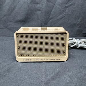 Vintage 1985 Radio Shack DUOFONE Electronic Telephone Amplifier System Model 43-278