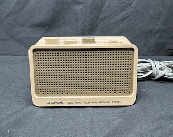 Amplificateur téléphonique électronique Radio Shack DUOFONE vintage 1985, modèle 43-278