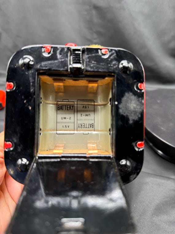 Ultra Rare 1950's Japan TN Co's Drinking Licking Cat With Original