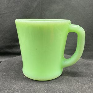 Vintage Jadite Fire King Green Jadeite Coffee Mug