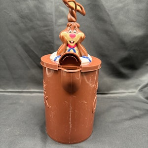 Vintage Nestle Quik Nesquik Bunny Brown Plastic Chocolate Milk Mixer Pitcher