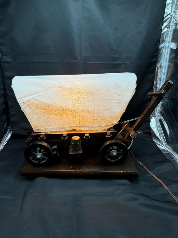 Western Wagon Table Lamp Covered Wagon – AdamBelanger.Com