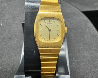 レディセイコー18k VINTAGE SEIKO LADIES 18K ELECTRO GOLD PLATED WATCH ($200