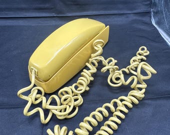 Vintage White Western Electric Touchtone Retro 1970's Donut Phone