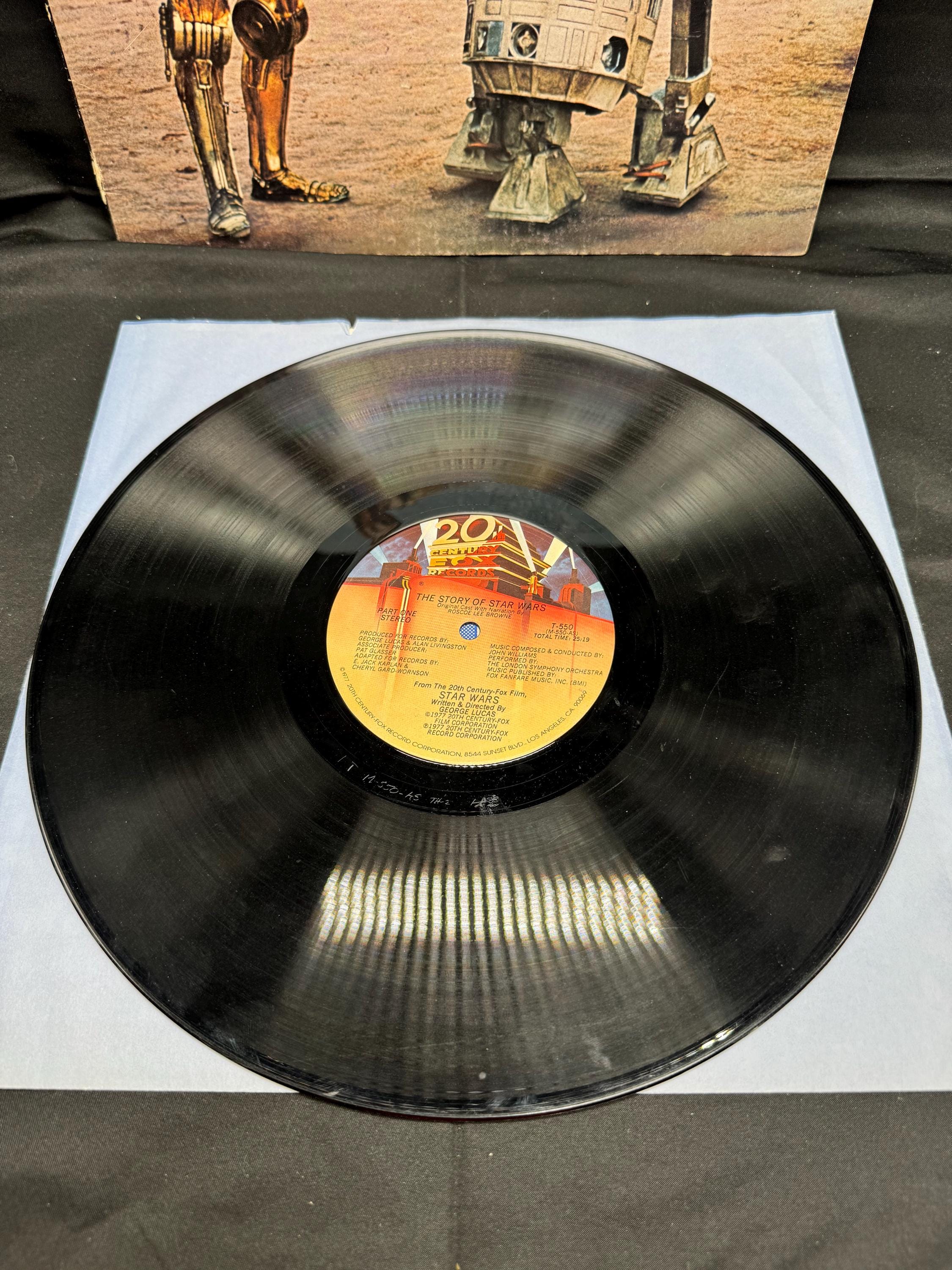 1977 the Story of Star Wars Vinyl LP. Does Not Come With Photo