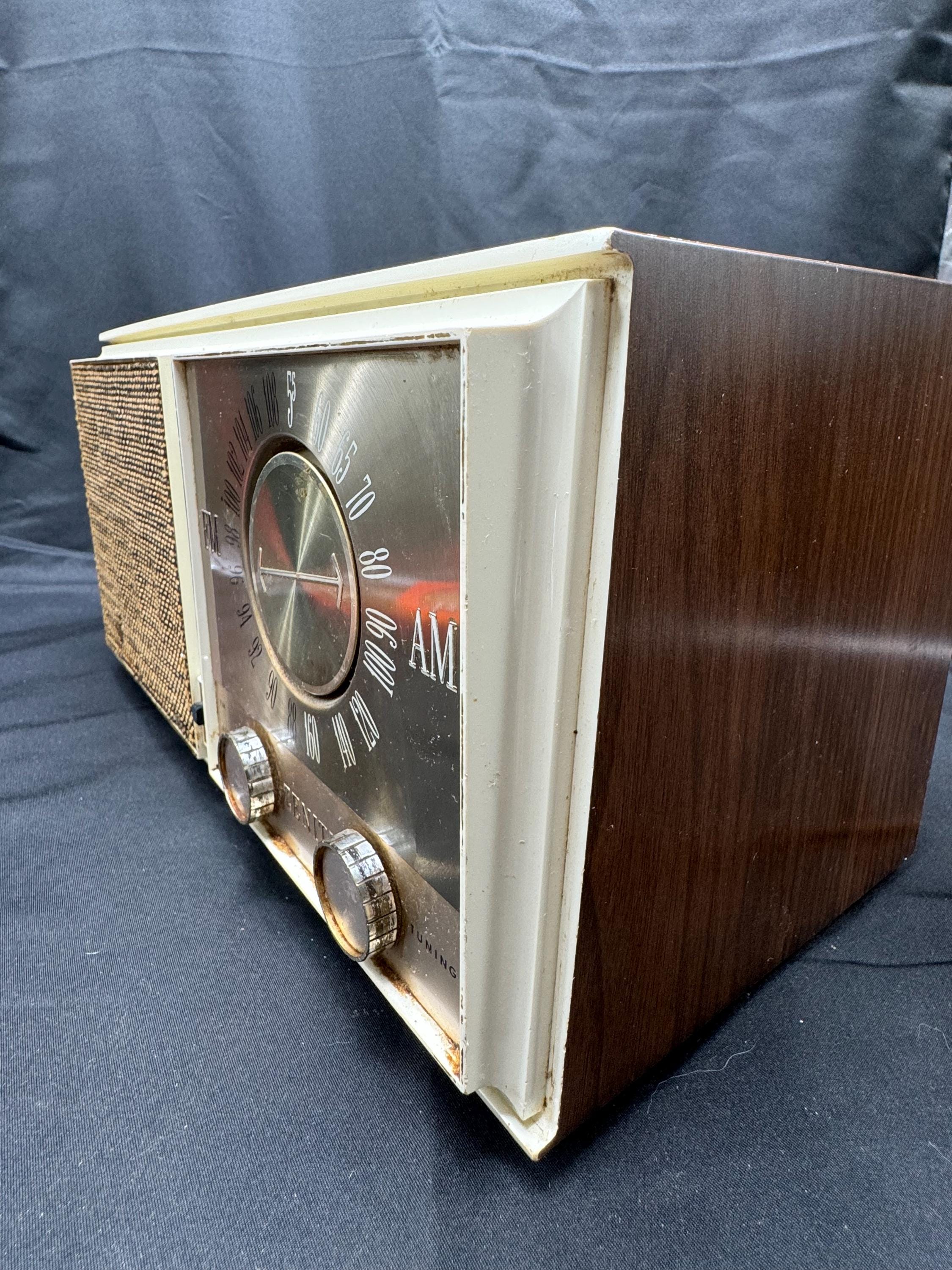 Vintage 1950's Zenith AM/FM Radio Model S-64184 Works - Etsy
