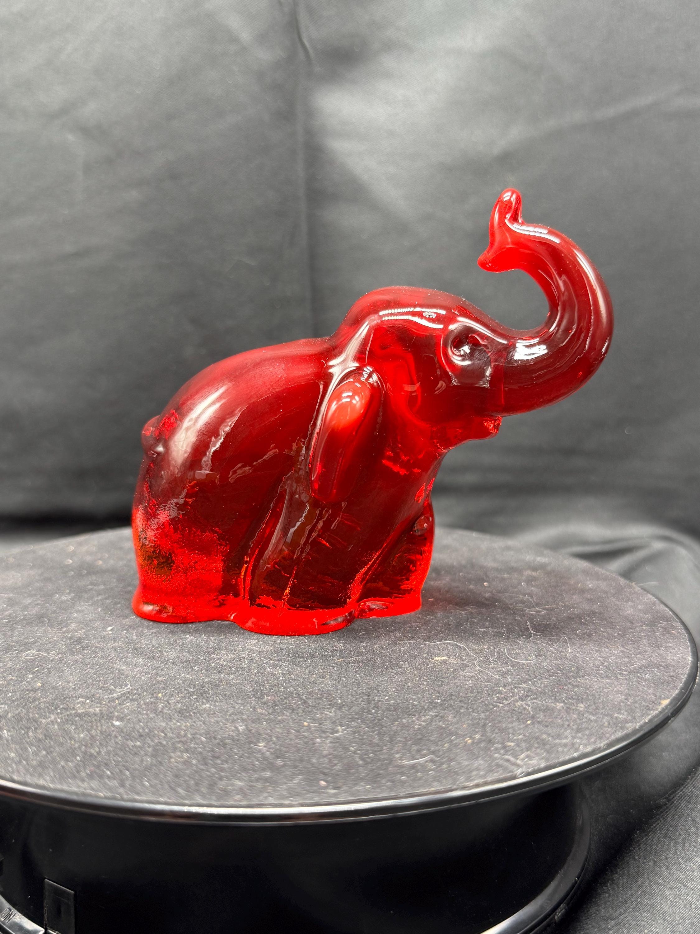 Kanawha Glass Elephant - Etsy