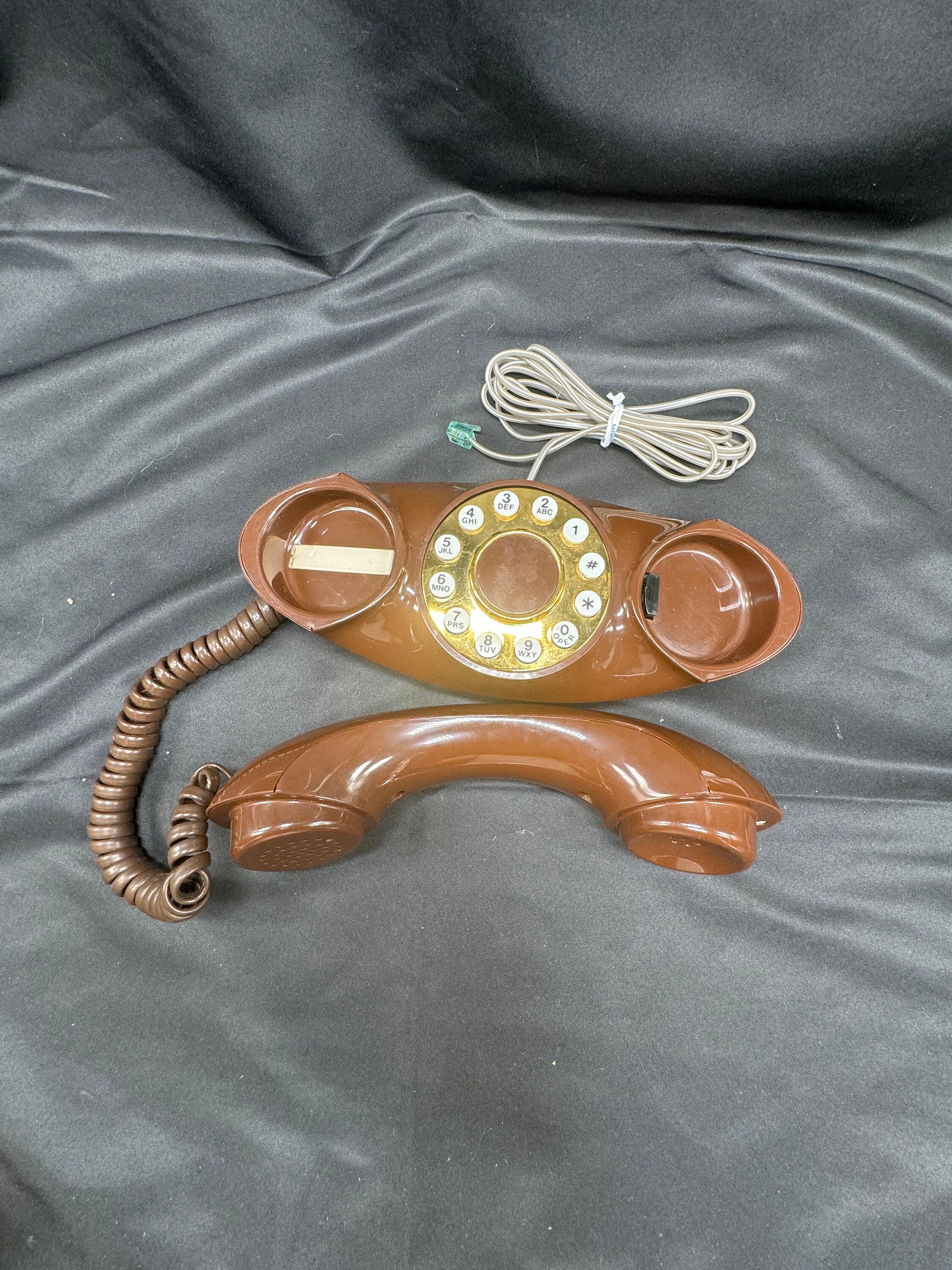 Vintage ATC Genie Phone American Telecommunication Corp Mod Push