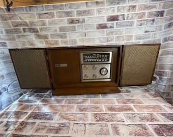 昭和レトロ　ビクターSTEREO SPEAKER BAFFLE&RADIO 昭和レトロ ビクターSTEREO SPEAKER BAFFLE&RADIO 昭和レトロ