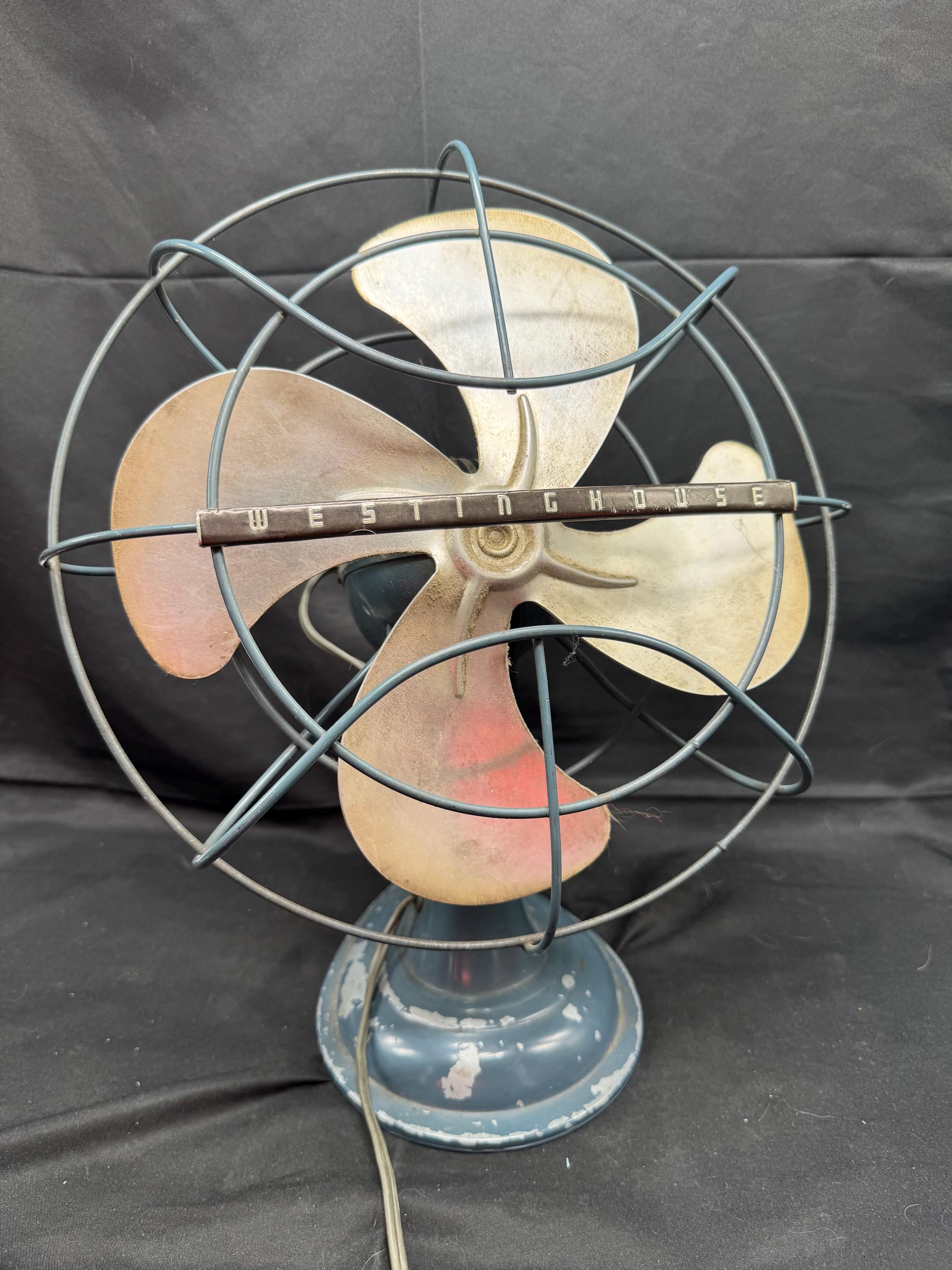 Vintage Westinghouse Oscillating Fan - Etsy