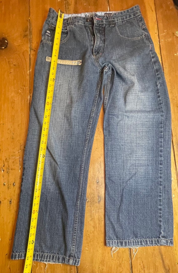 Vintage PACO Wide Leg Jeans 90s Y2K Denim - Size … - image 8