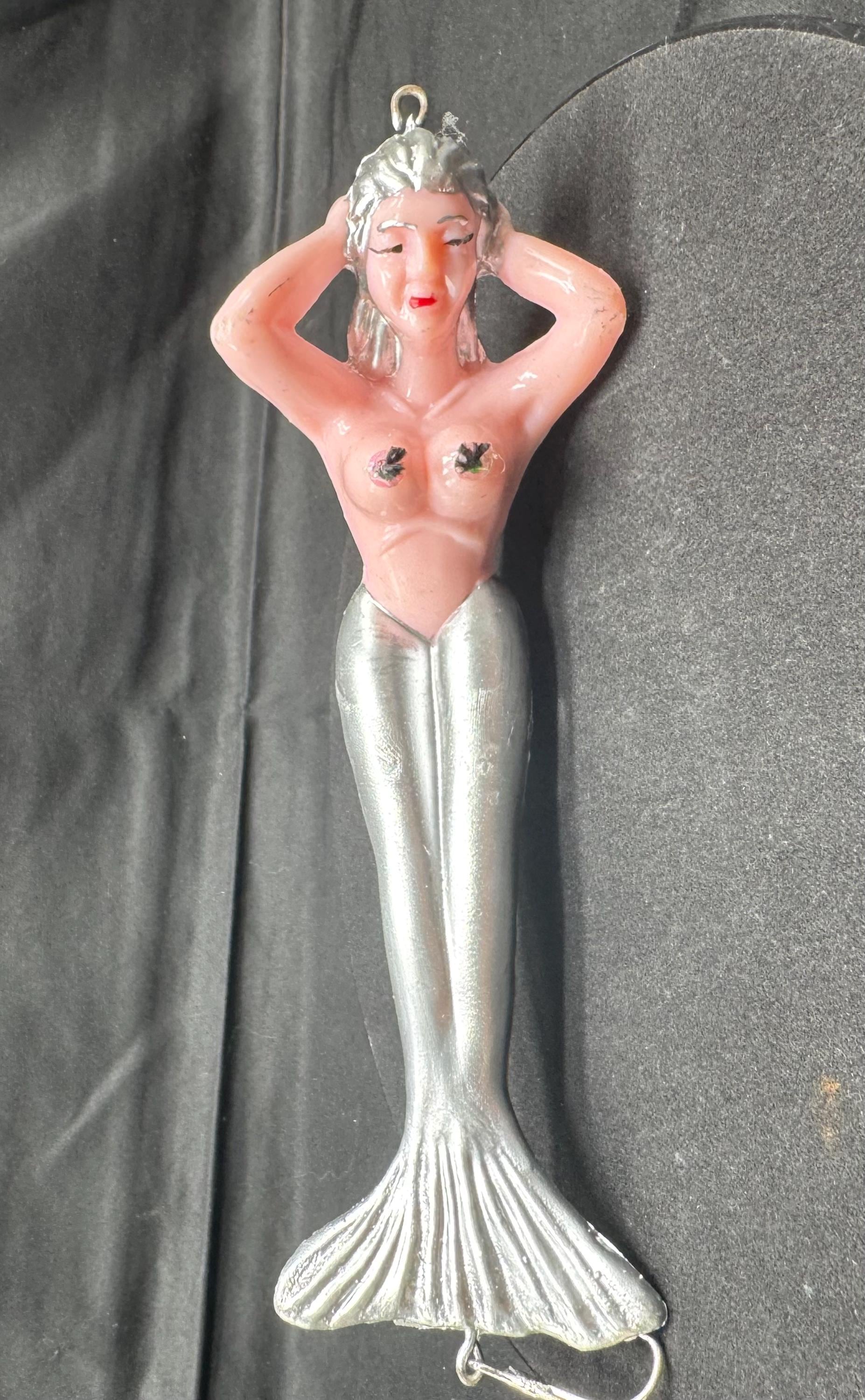 antique mermaid fishing lure Vintage Novelty Mermaid Fishing Lure the Professional Hooker Pleaser New  Old Stock