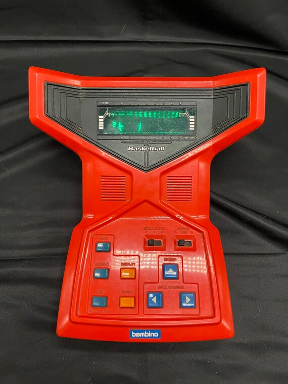 1979 Bambino Dribble Away Electronic Basketball Handheld Game Works. 