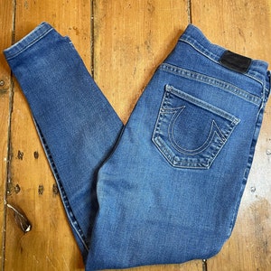 True Religion Halle High Rise Super  Skinny Jeans size 27