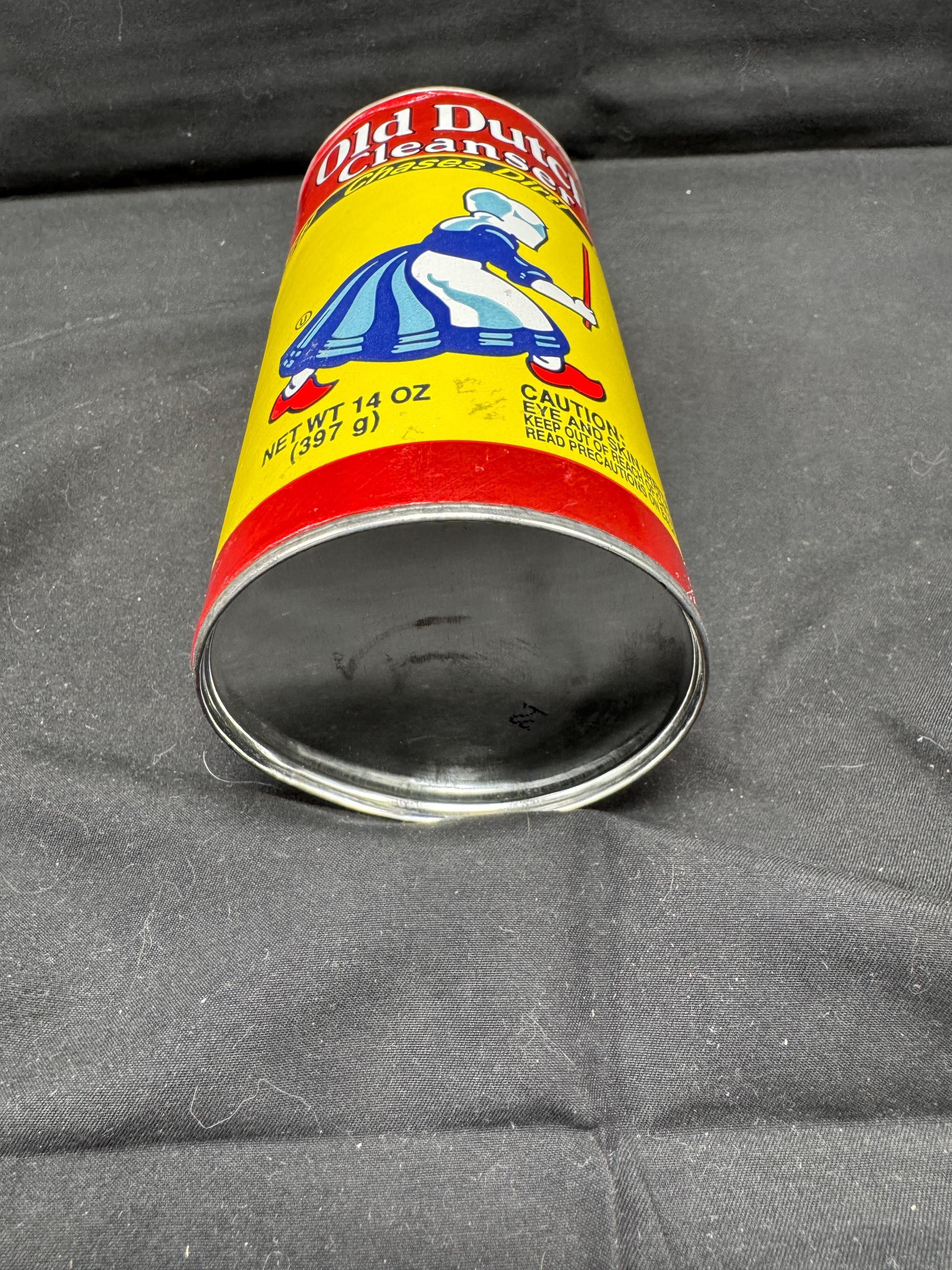 Vintage Old Dutch Powdered Cleanser 14 Oz. Unopened Can Made USA