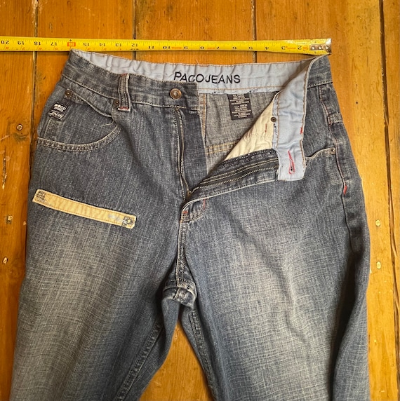 Vintage PACO Wide Leg Jeans 90s Y2K Denim - Size … - image 6