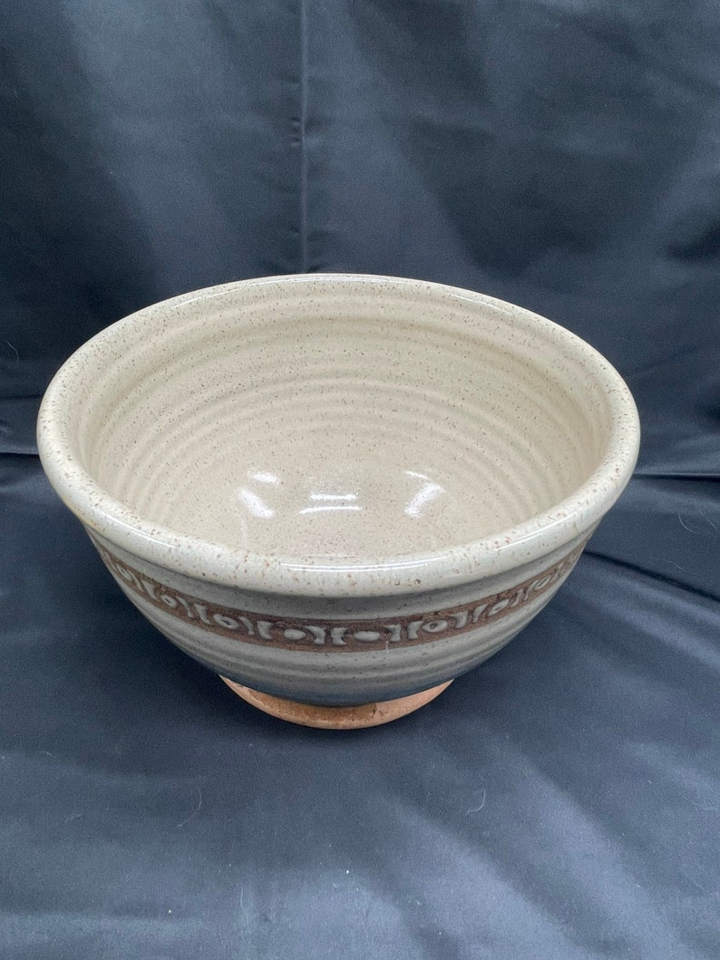Jon Graham Studio Art Pottery Bowl 9 X 5.5 Dayton, Ohio 1989 NICE ONE