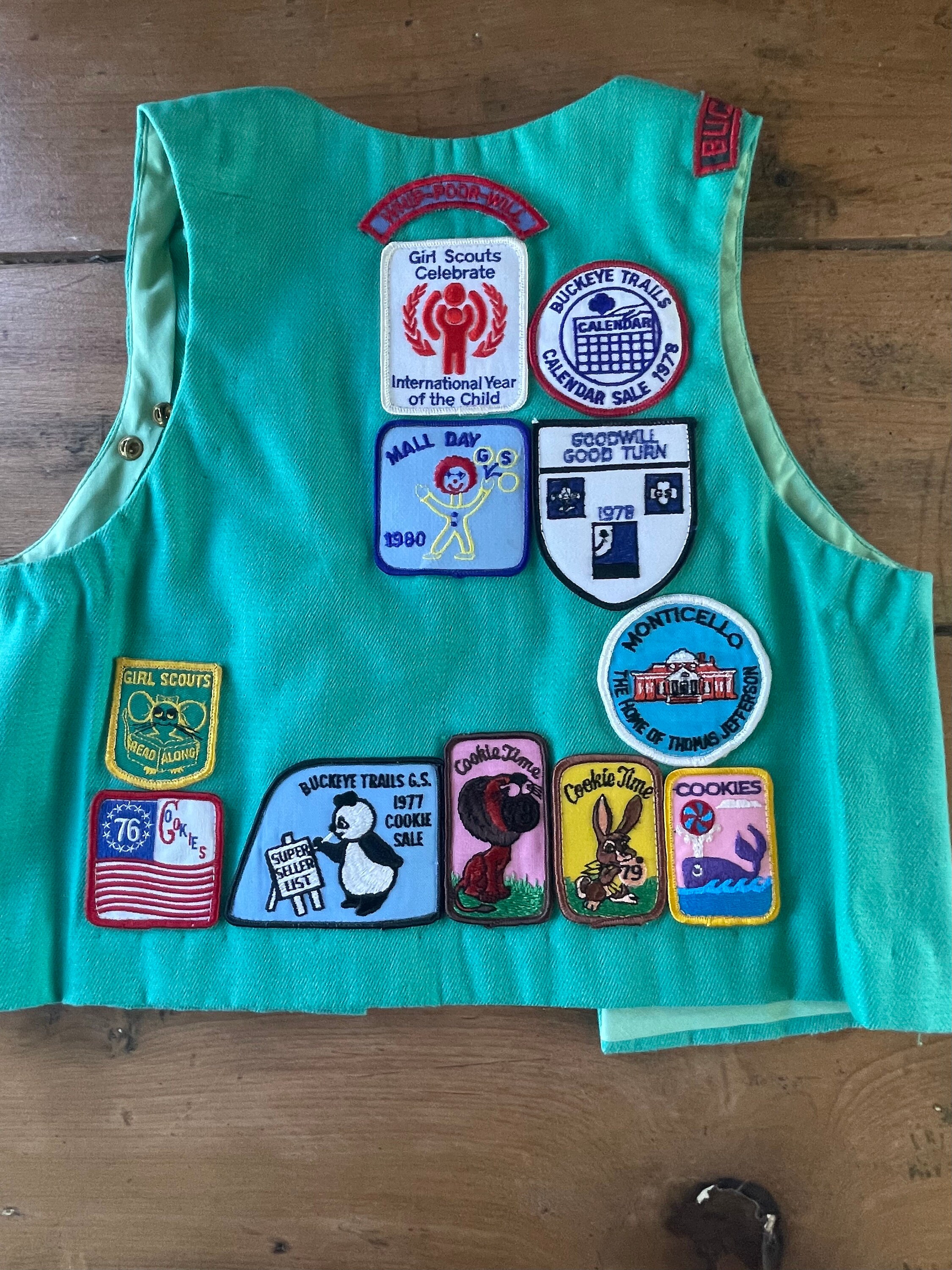 Vintage 1978 Complete Girl Scouts Uniform From the 150th