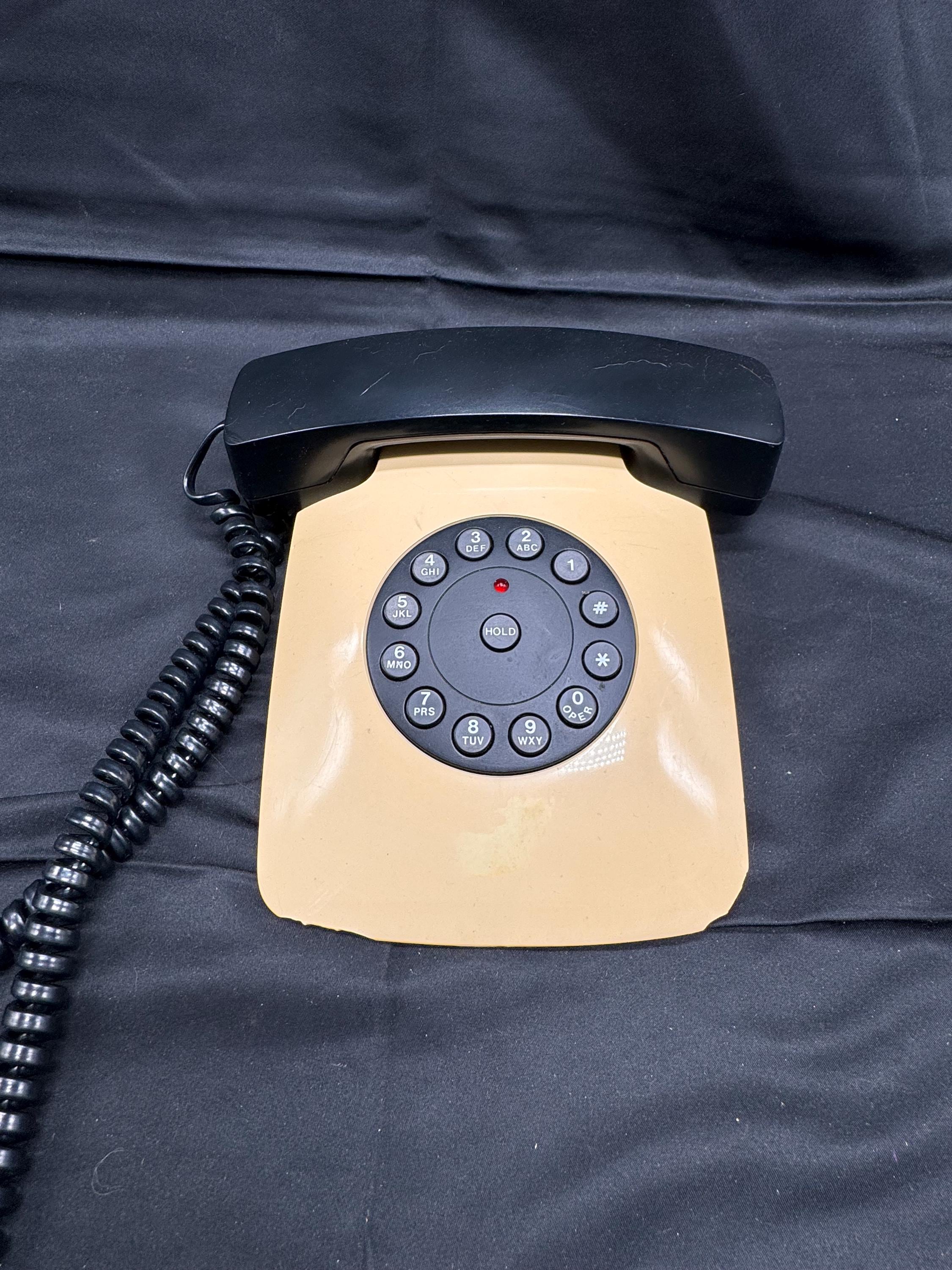 VINTAGE Telequest 1984 Grand Prix Model Dial Telephone 120-CTF
