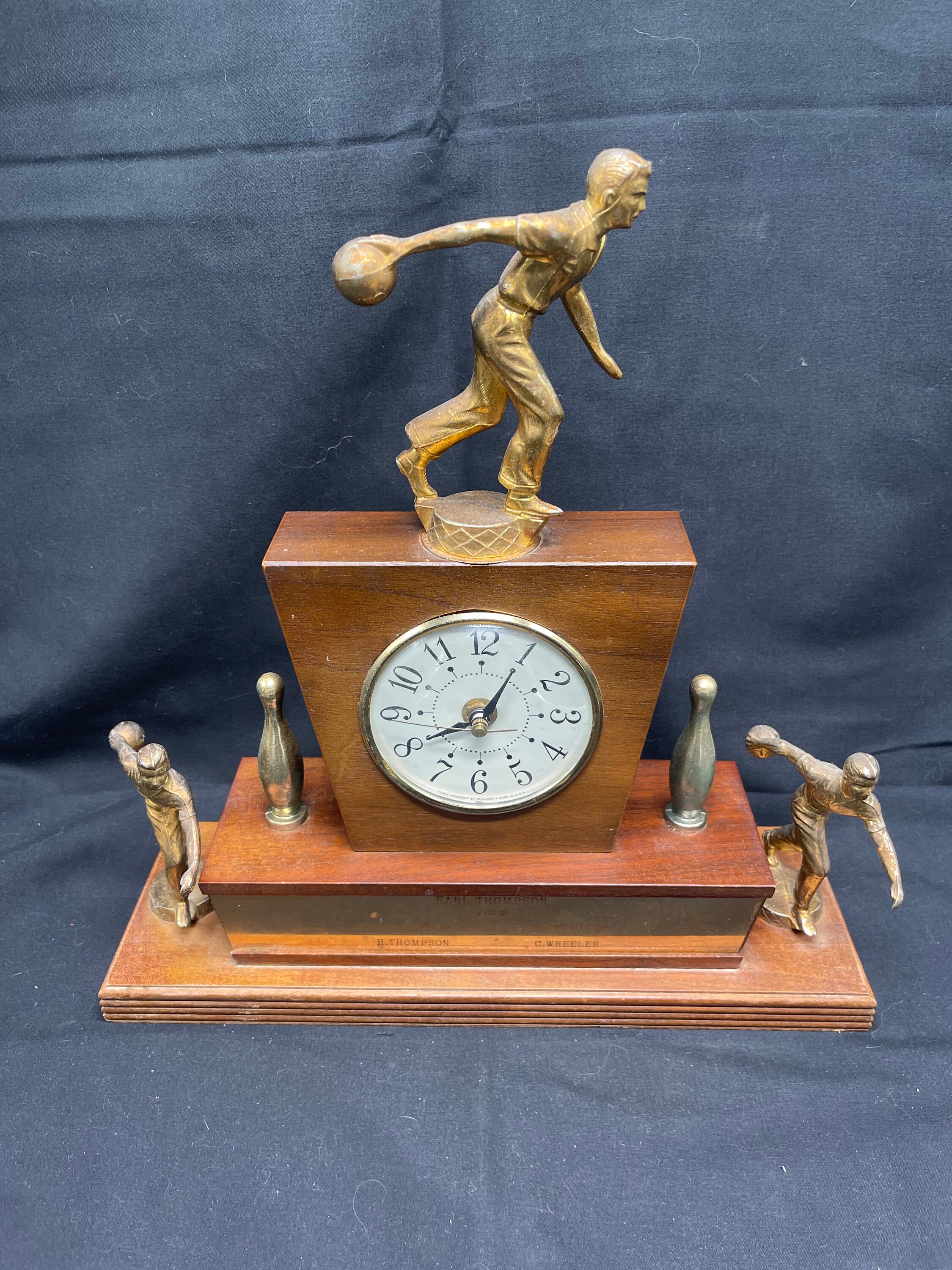 Vintage Bowling Clock - Etsy Canada