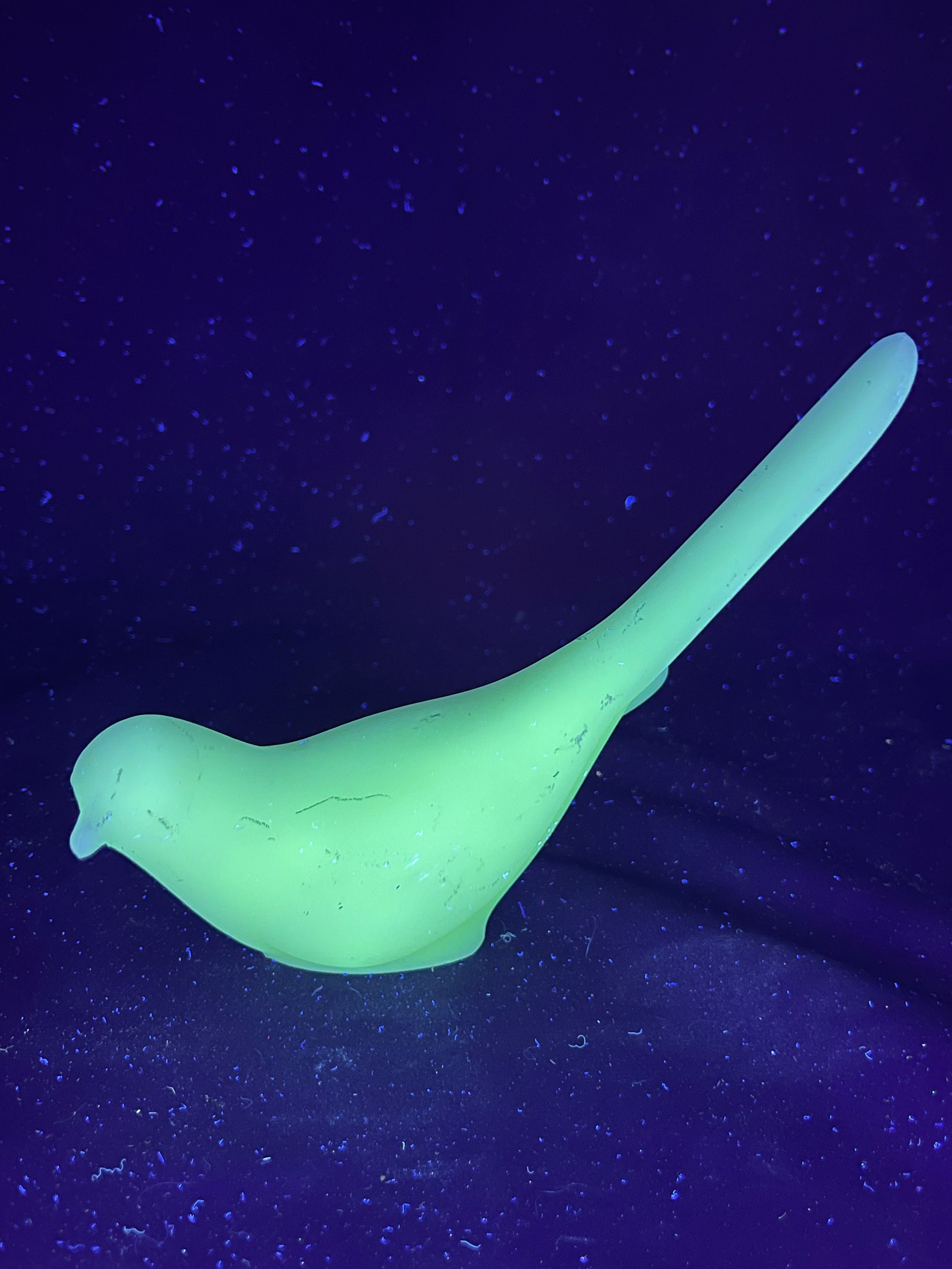 稀少 ヴィンテージ USA☆Fenton Happiness Bird フェントン