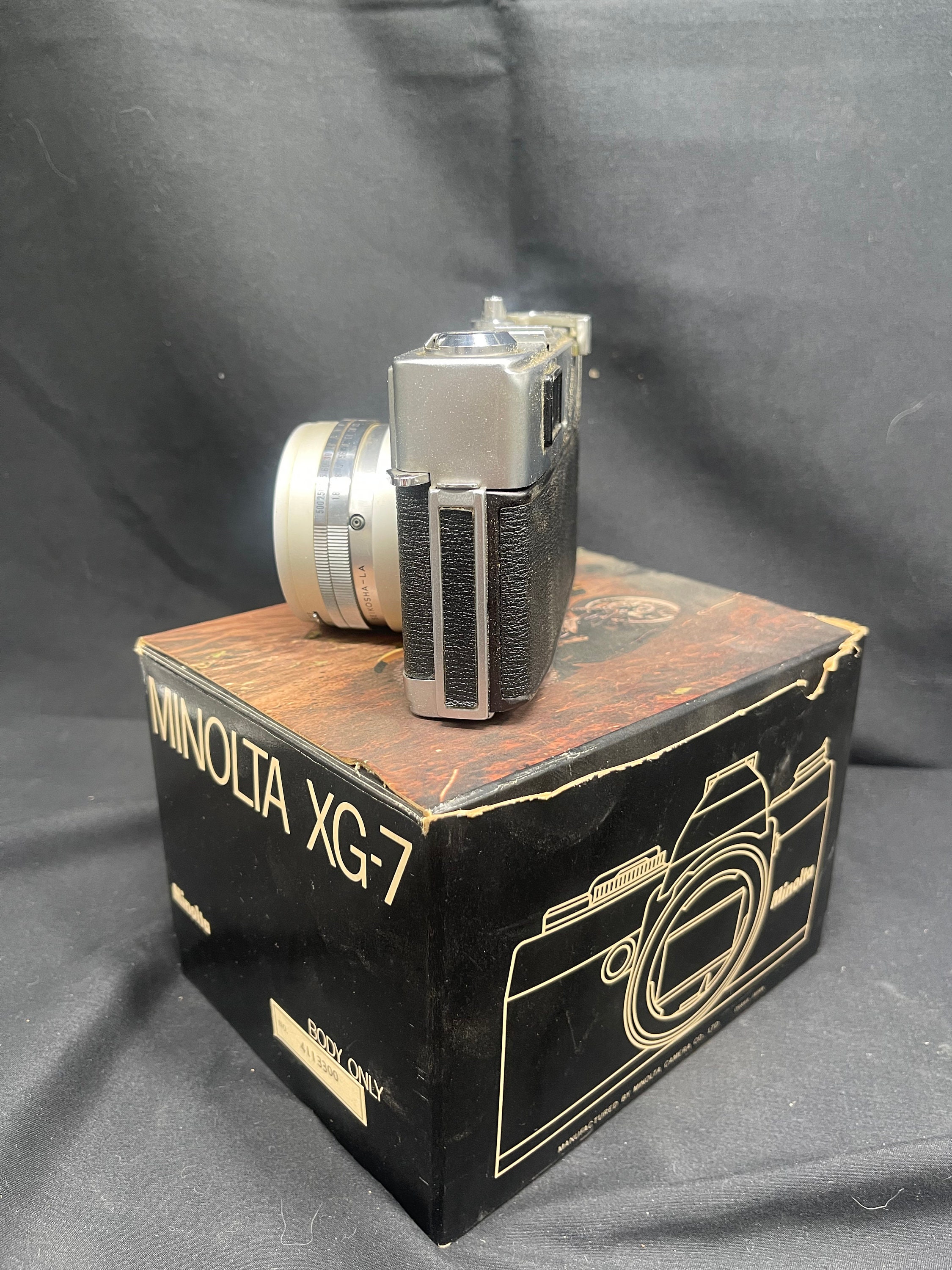 Vintage Minolta XG-7 Hi-matic Camera With 45mm Lens, Kako 818